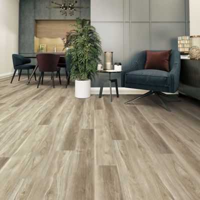 luxury vinyl plank flooring in a stylish Charlottetown living room